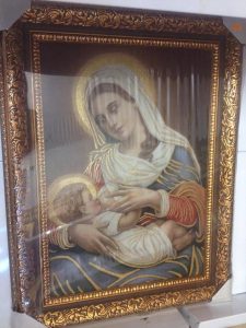 Ікона Божої Матері "Годувальниця". (57х54). Ціна 500грн.